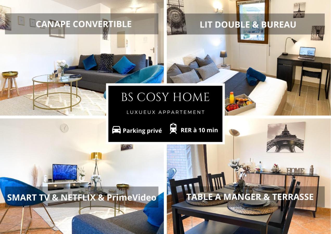 Luxueux Appartement Evry Centre - Parking - Rer A 10 Min Courcouronnes 外观 照片